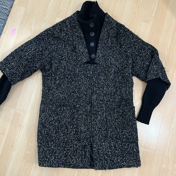 Maison Scotch winter jacket with sweater accents - Picture 7 of 10